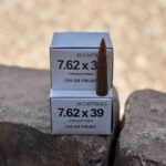 Golden Tiger Remanufactured 7.62x39mm Steel Case 124 GR - 20 Round Box (Low Shipping, No Tax Outside Az)