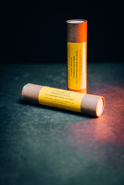 37MM Parachuting Illuminating Flare Bright White - 1 Round (No Tax Outside Az)