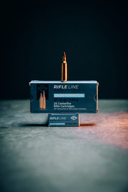 PPU 22-250 55 GR SP - 20 Round Box (No Tax Outside Az)