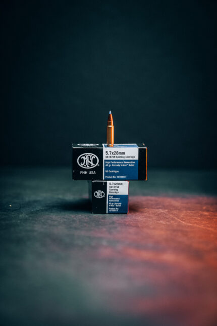 FN SS197SR 5.7X28MM 40 GR Blue Tip - 50 Round Box (No Tax Outside Az)
