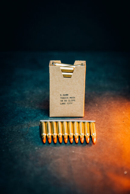 Lake City M856 5.56×45 64 GR Tracer Round – (No Tax Outside Az)