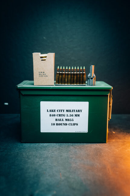 Lake City Military 5.56 MM M855 Green Tip - 840 Round Can (No Tax Outside Az )