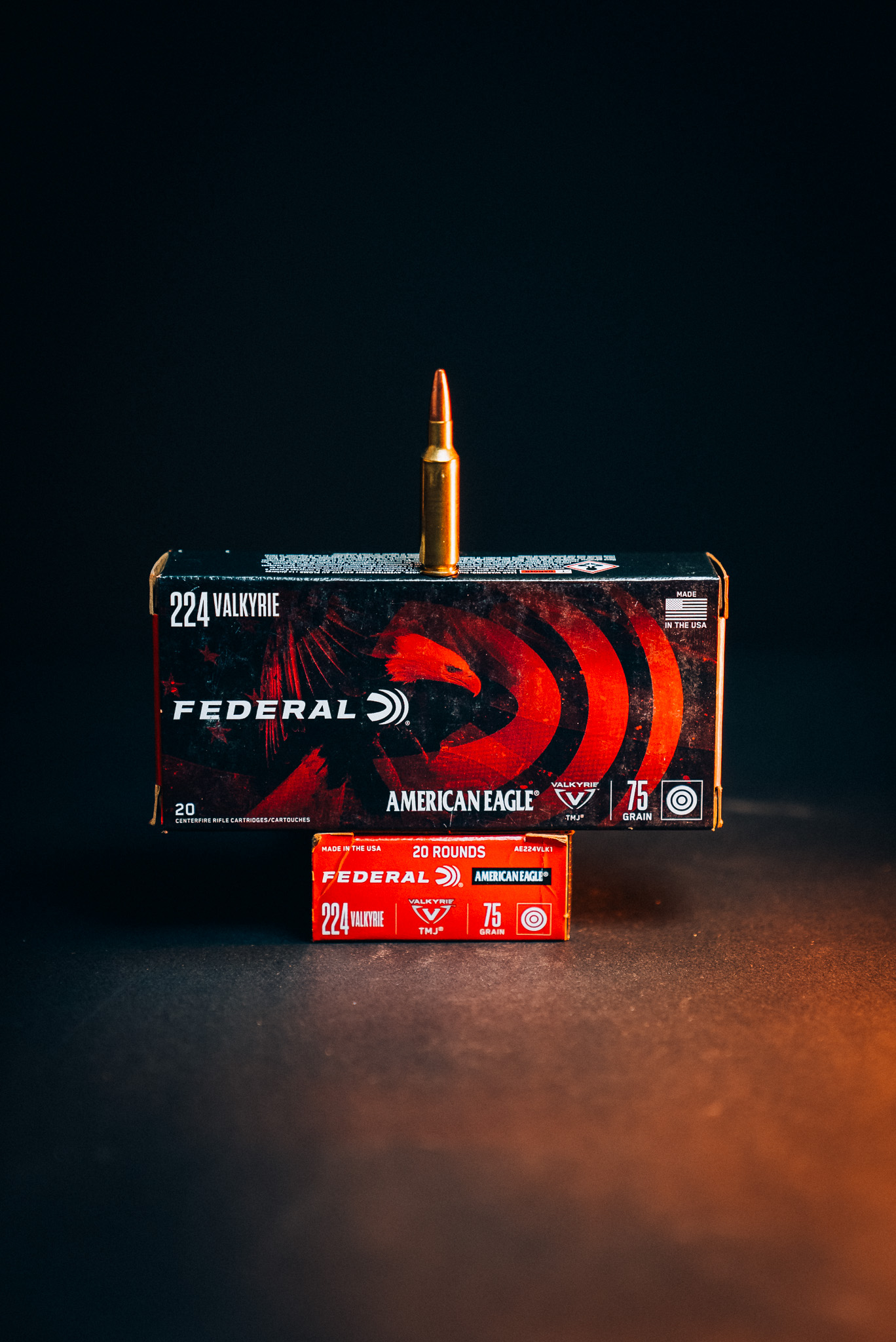 Federal 224 Valkyrie 75 GR TMJ - 20 Round Box - Last Shot AZ