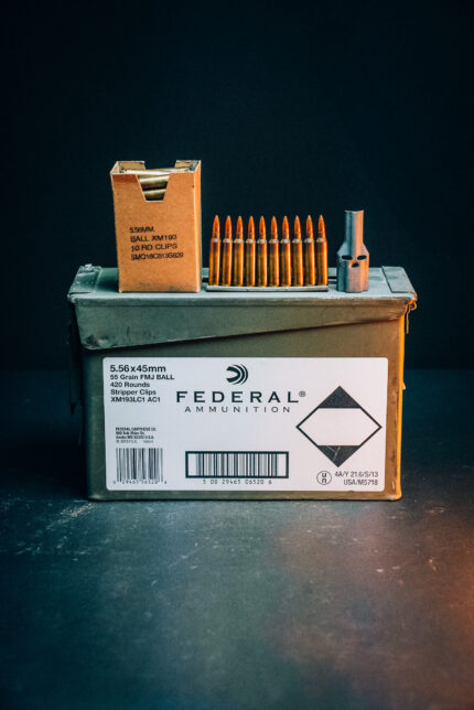 Federal Lake City Military 5.56MM 55 GR M193 - 420 RD Can (No Tax Outside Az)