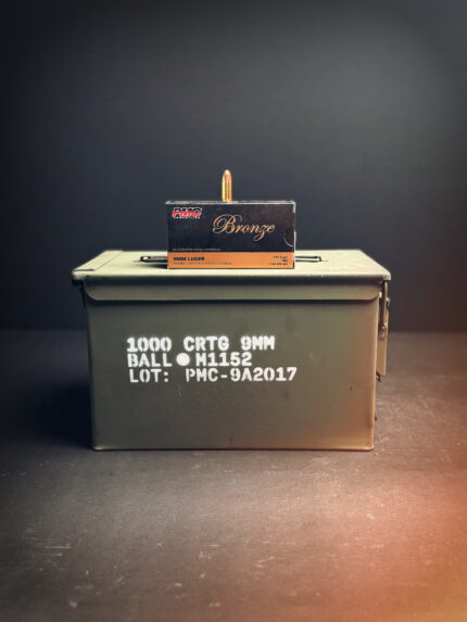 PMC 9MM 115 GR BALL M1152 1000 RD Can - (No Tax Outside Az)