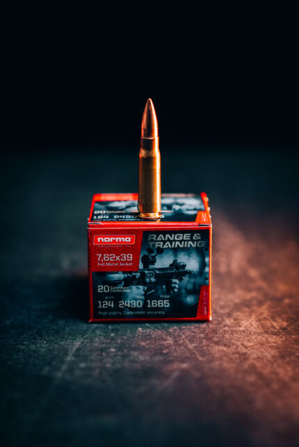 Norma 7.62x39 124 GR Brass Case FMJ - (NO TAX OUTSIDE AZ)