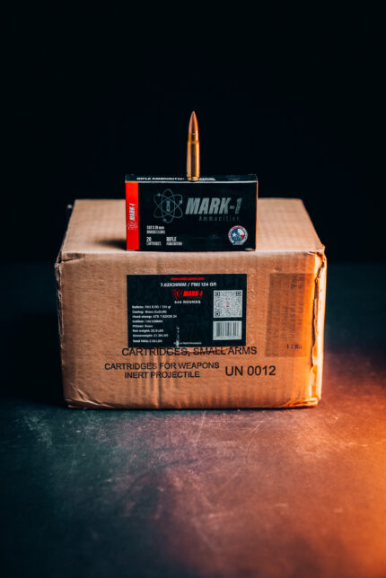 Mark 1 Brass 7.62x39 124 GR FMJ - (No Tax Outside Az)