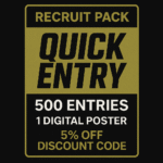 Quick Entries Recruit Pack - 500 Entries