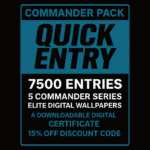 Quick Entries Commander Pack - 7500 Entries