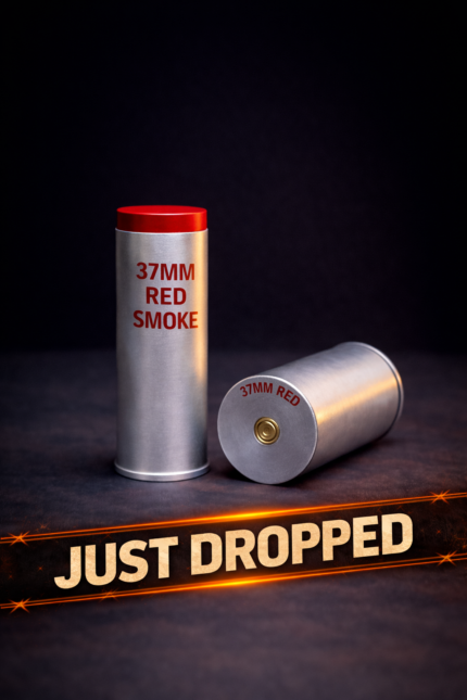 37MM Red Smoke Round - 1 Round