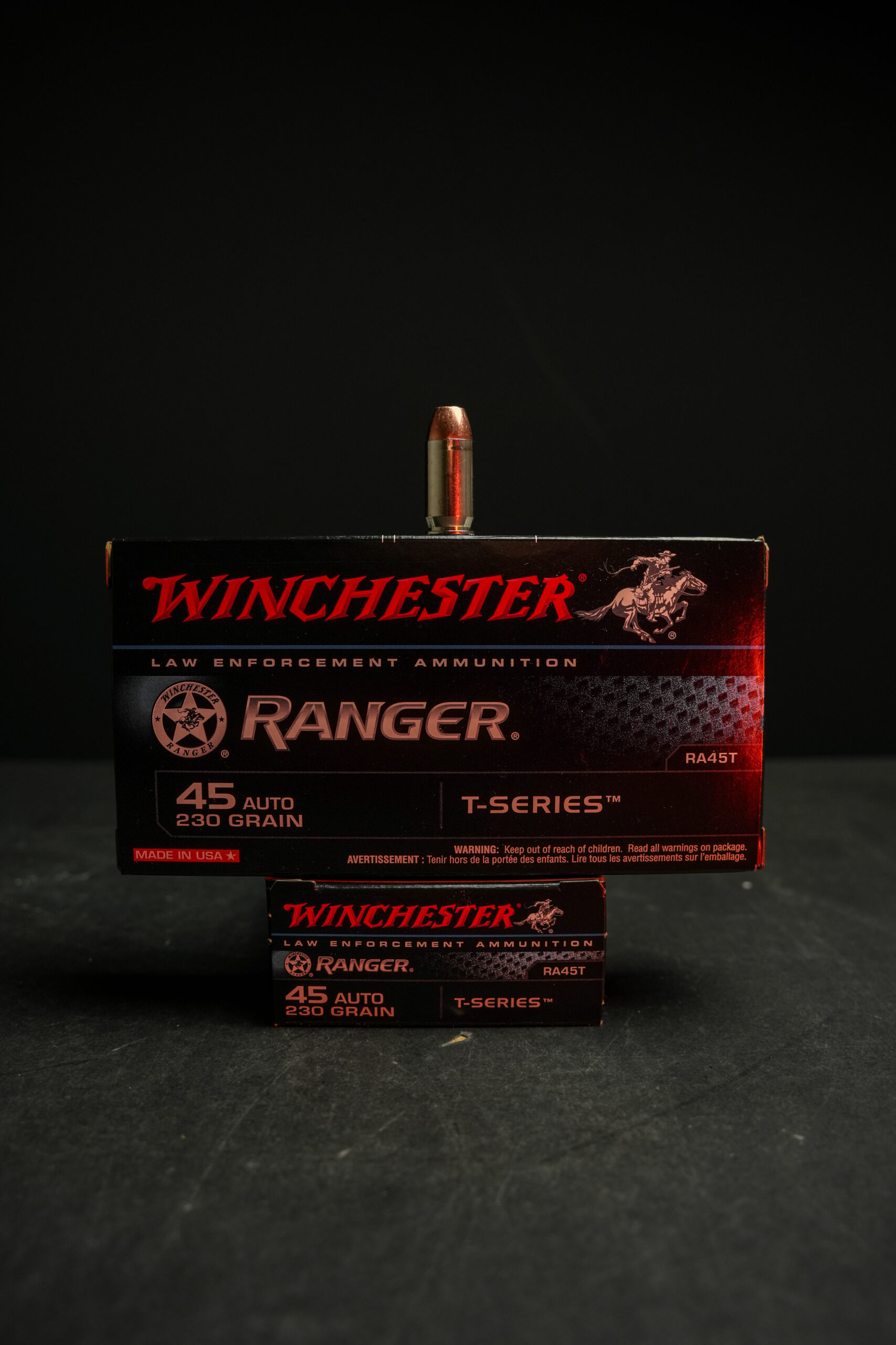 Winchester Ranger Law Enforcement T-Series 45 Auto 230 GR JHP - RA45T