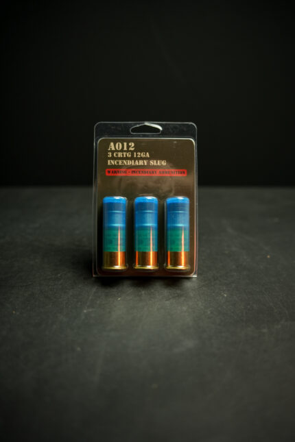 12 GA High Incendiary Slug 2.75" 3 Round Pack - A012