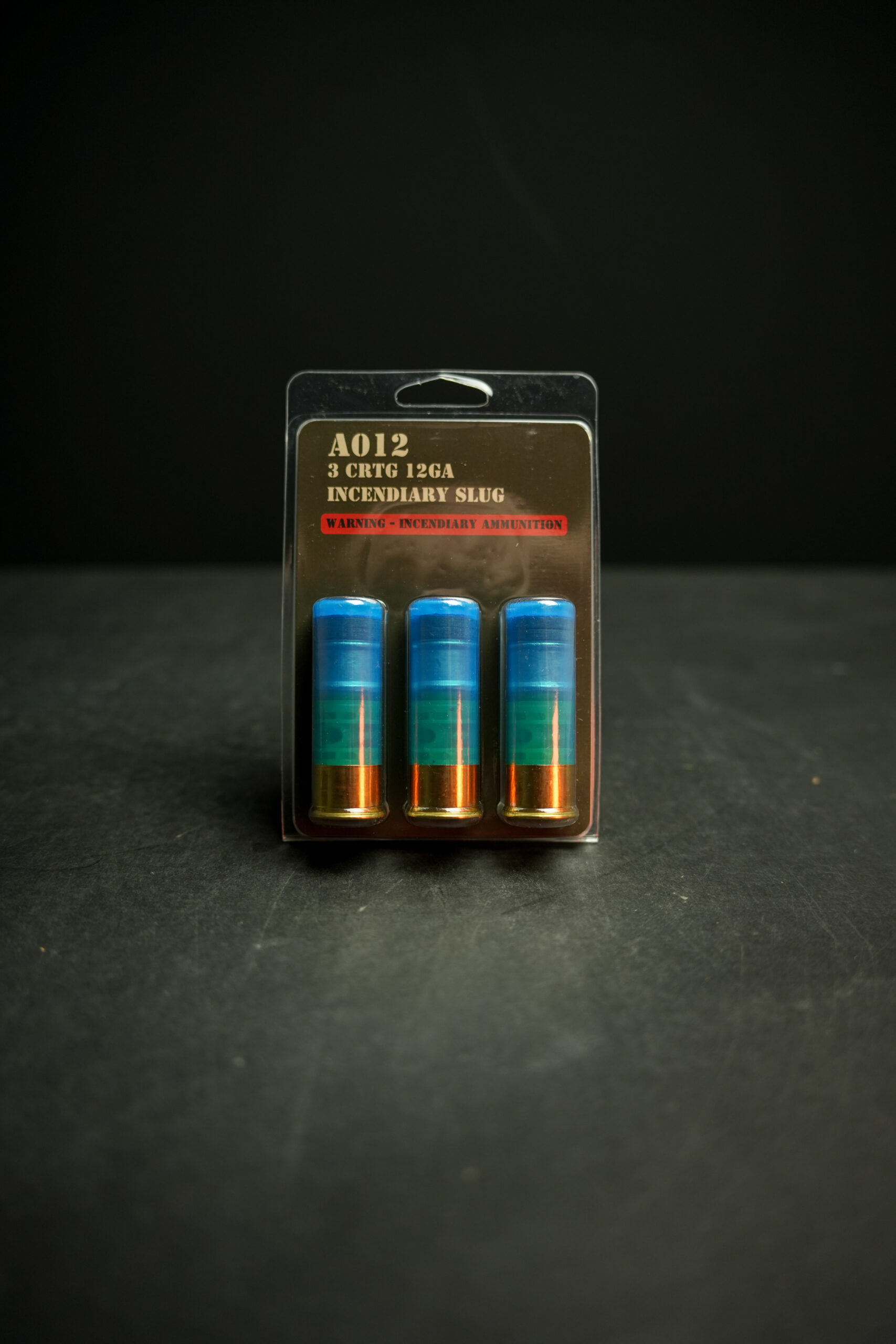 12 GA High Incendiary Slug 3 Round Pack - A012