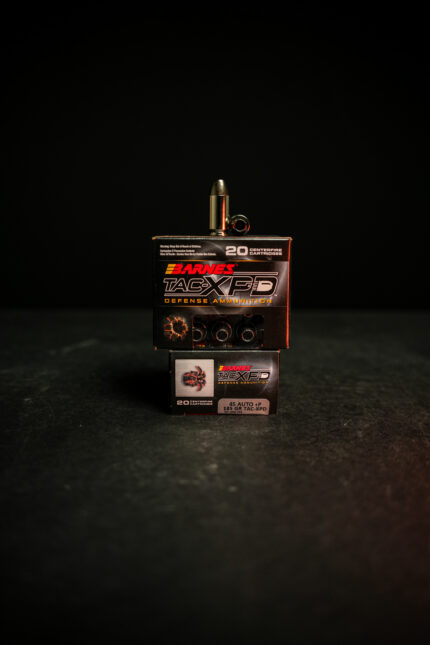 Barnes TAC-XPD 45 ACP+P 185 GR HP 20 Round Box - 21555