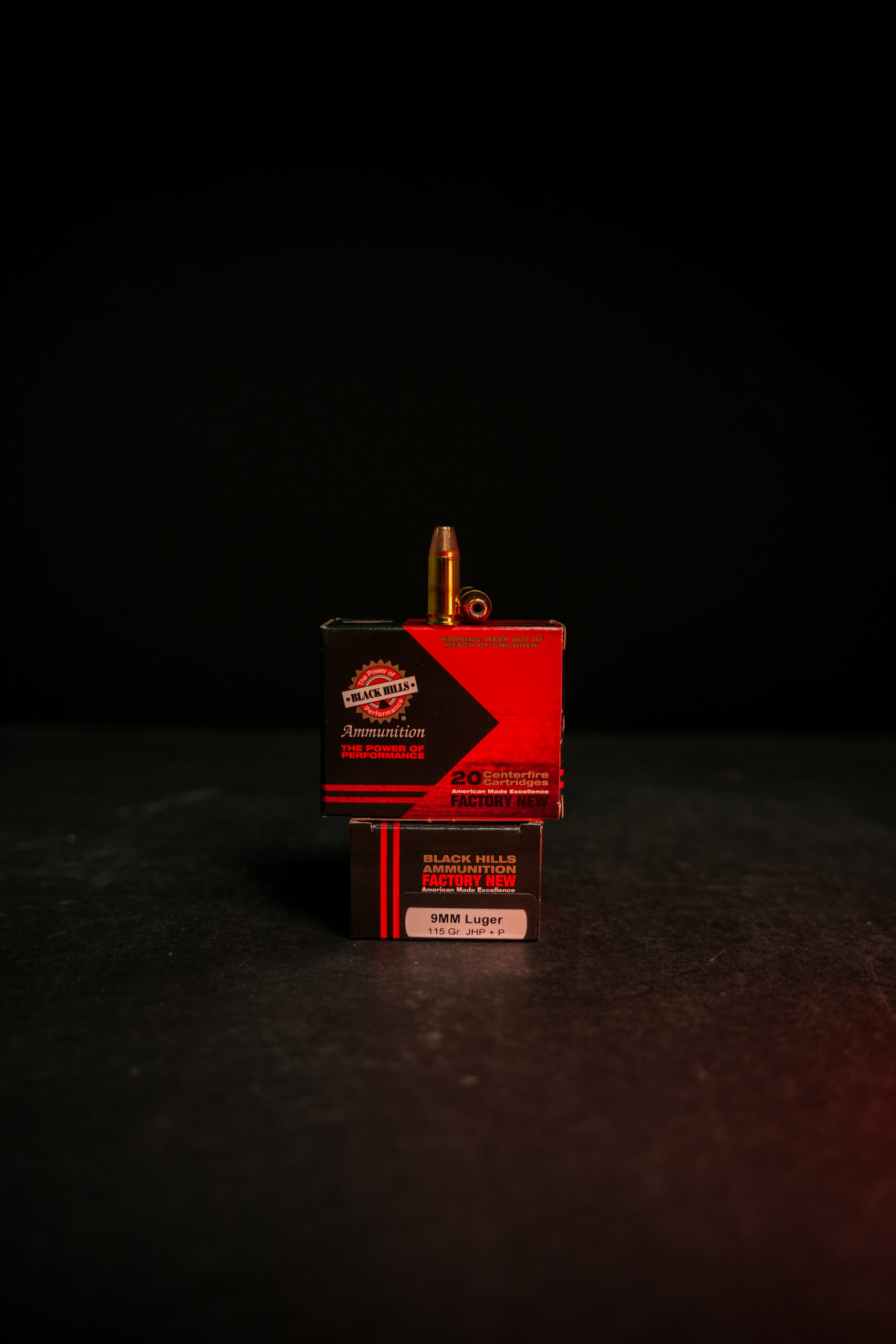 Black Hills High Velocity 9MM 115 GR +P JHP 20 Round Box – D9N820