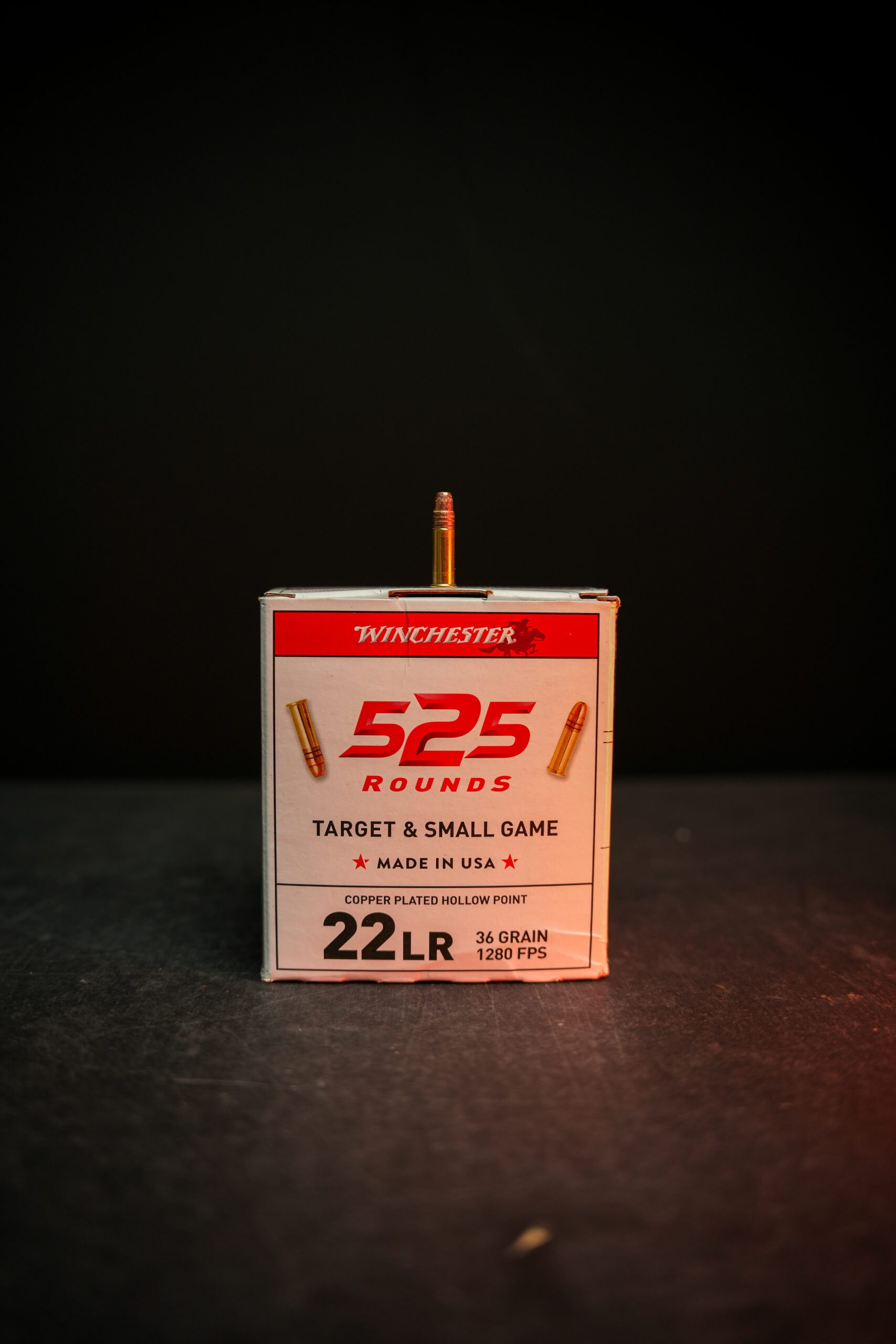 Winchester 22 LR 36 GR Copper-Plated Hollow Point - 22LR525HP