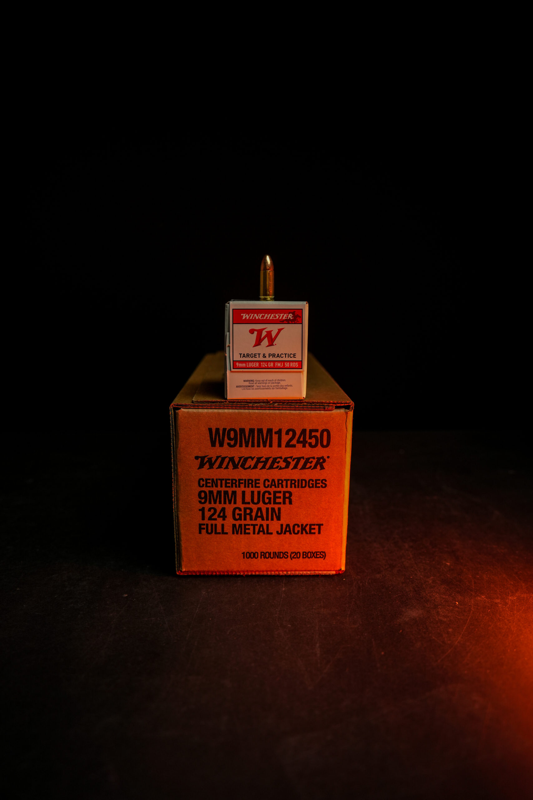 Winchester 9MM 124 GR FMJ - W9MM12450