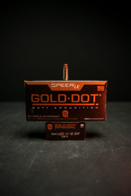 Speer Law Enforcement Gold Dot 9MM 147 GR GDHP – 53619