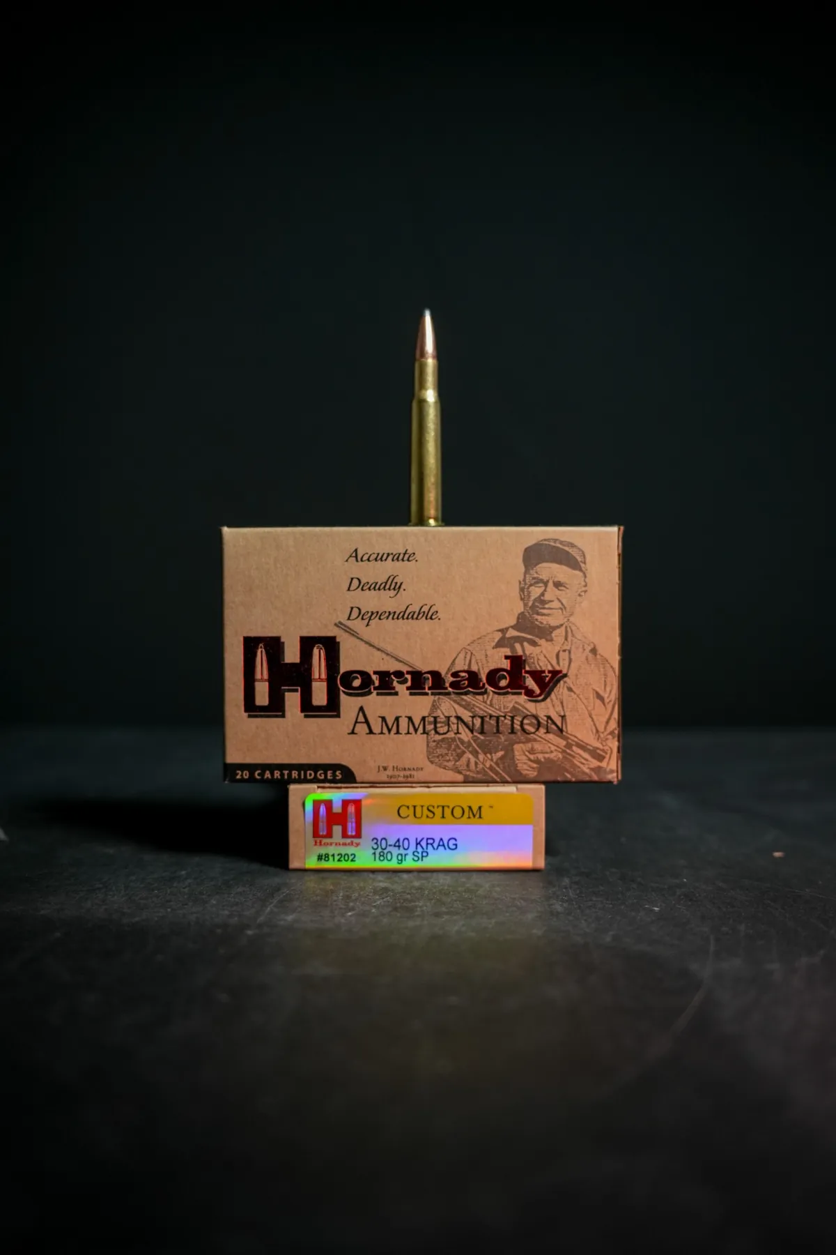 Hornady 30-40 Krag 180 GR Soft Point 20 Round Box – 81202 Hornady 30-40 Krag 180 GR Soft Point 20 Round Box - 81202 - Image 1