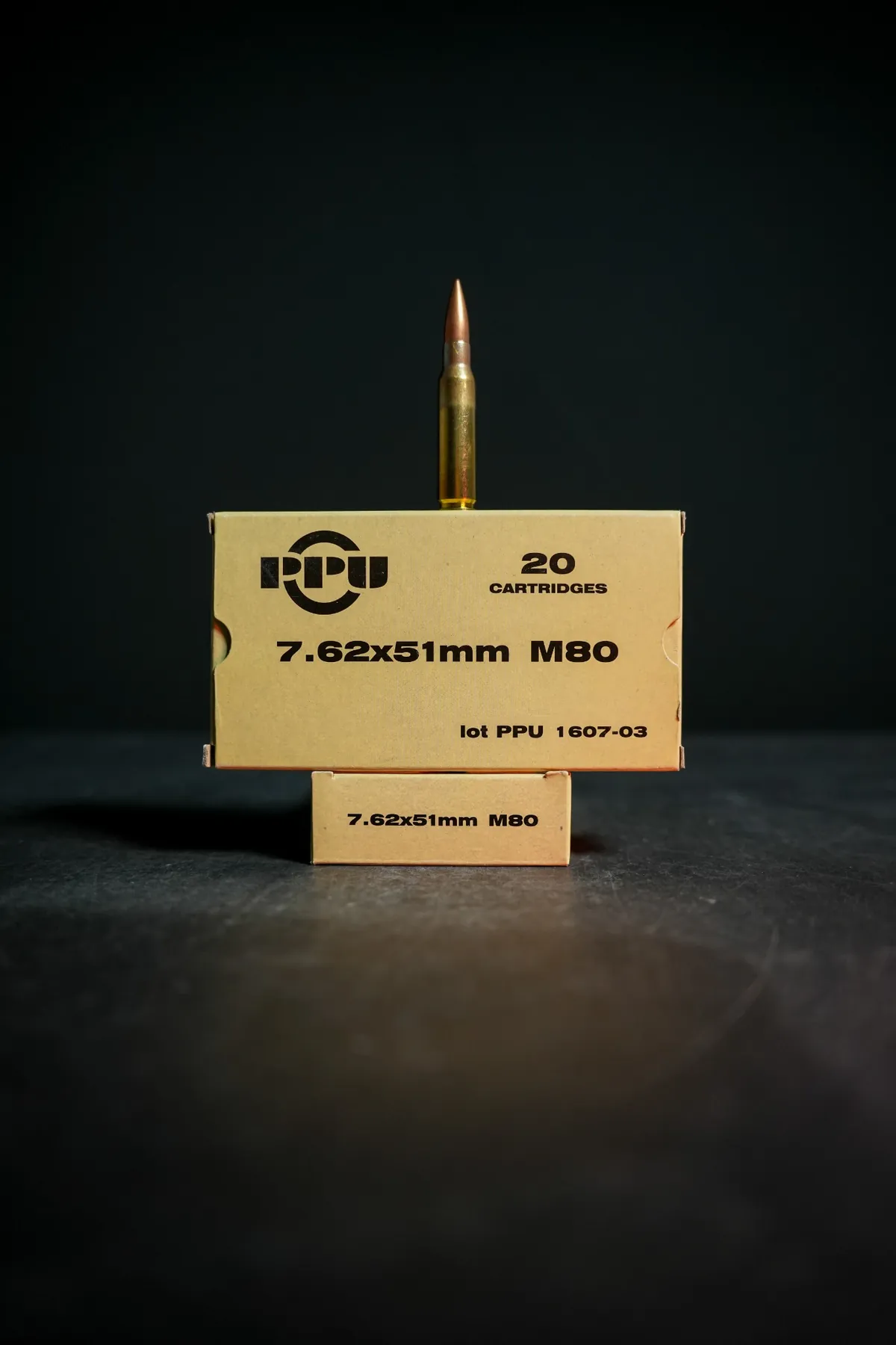 Prvi Partizan 7.62x51 NATO 147 GR M80 - 20 Round Box Prvi Partizan 7.62x51 NATO 147 GR M80 - 20 Round Box - Image 1