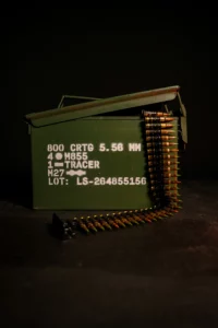 linked 5.56 m855 m856 4 to 1 tracer 800 round ammo can