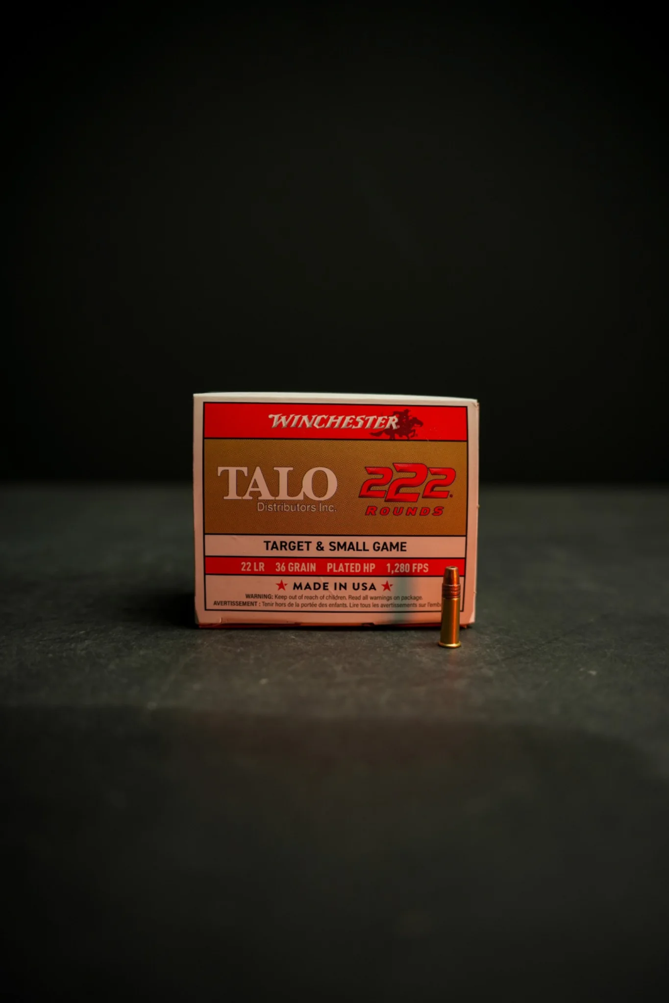 Winchester_22LR_optimized Winchester 22LR 36 GR Plated HP 222 Round Box - 22LR222TA - Image 1