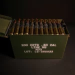 linked 50 bmg pmc m33 fmj 100 round can m9 links