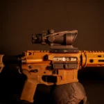 Trijicon ACOG Rifle Scope 4X 32 Red Crosshair .223/5.56 Reticle Dual Illuminated w/TA51 Mount Matte Black - TA31-CH