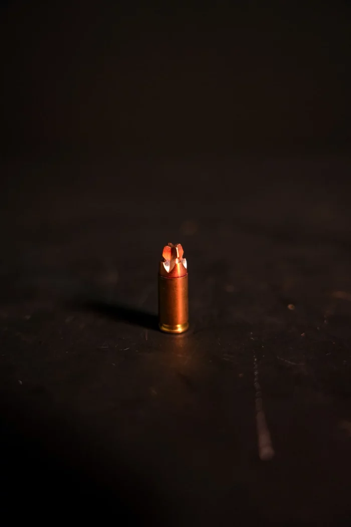 Black Hills HoneyBadger 9MM 100 GR +P Fluted Xtreme Defense External Hollow Point – 20 Round Box - Image 2