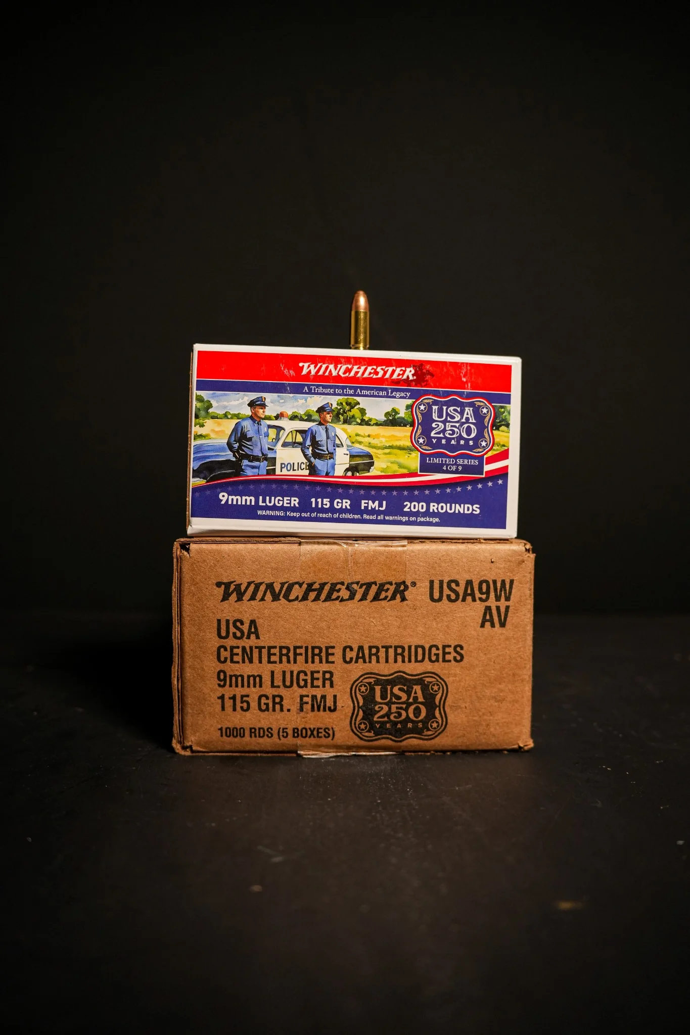 Winchester 9MM 115 GR FMJ - USA9W Winchester 9MM 115 GR FMJ - USA9W - Image 1