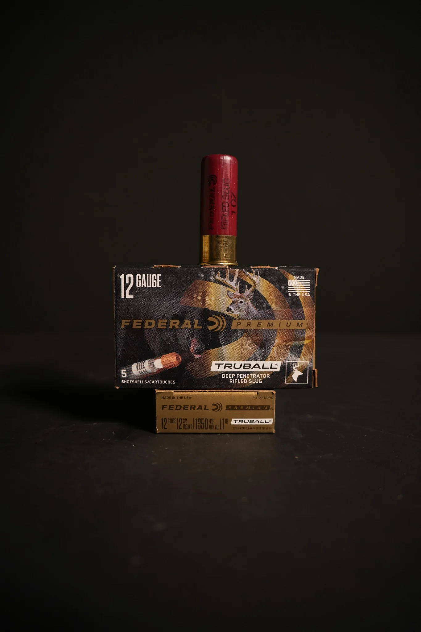 Federal 12 GA Deep Penetrator Rifled Slug 1350 FPS – 5 Round Box Federal 12 GA Deep Penetrator Rifled Slug 1350 FPS - 5 Round Box - Image 1