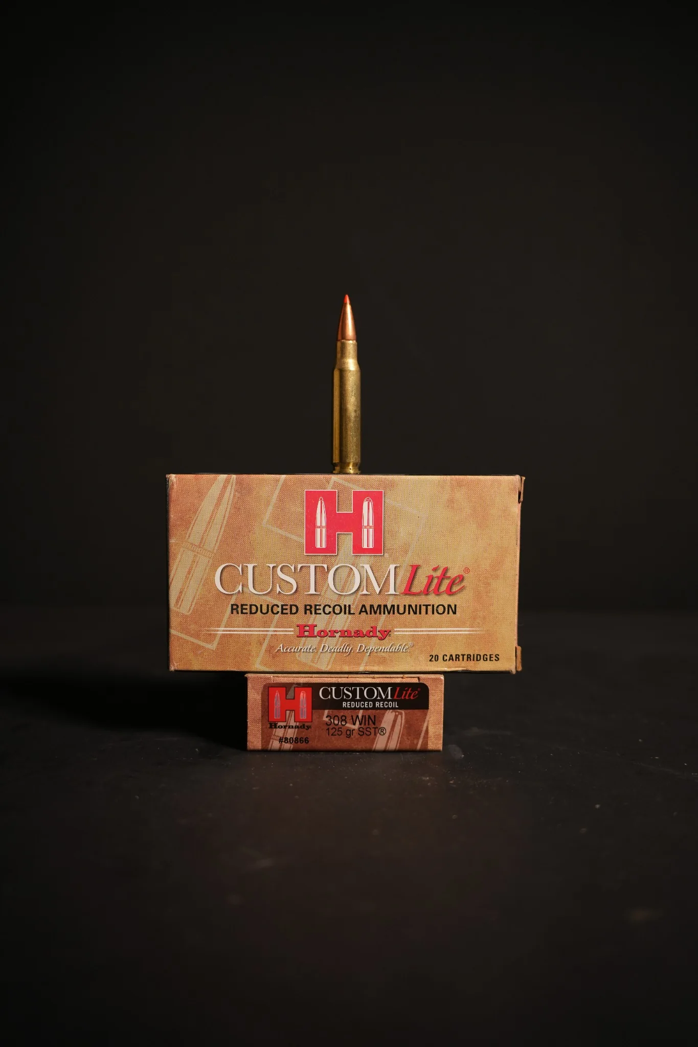 Hornady 308 Win 125 GR SST – 20 Round Box Hornady 308 Win 125 GR SST - 20 Round Box - Image 1