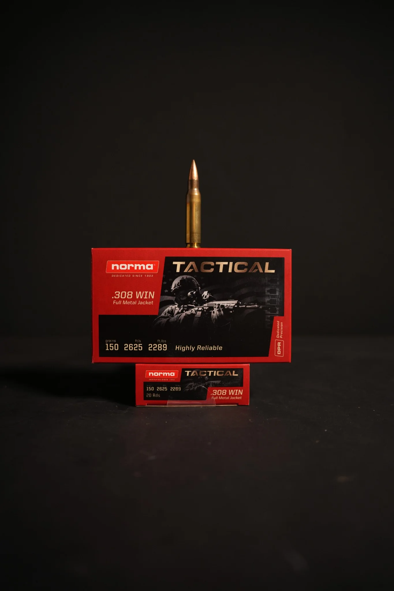 Norma 308 Win 150 GR FMJ – 20 Round Box Norma 308 Win 150 GR FMJ - 20 Round Box - Image 1