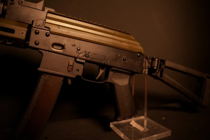 New: 3-Position Soviet Arms 9MM AK-V Olive Drab Green (ODG) Picatinny Dust Cover & Handguard - Image 4